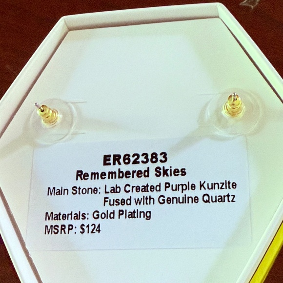 New Original Bomb Party Earrings - " Remembered Skies" - Picture 2 of 4